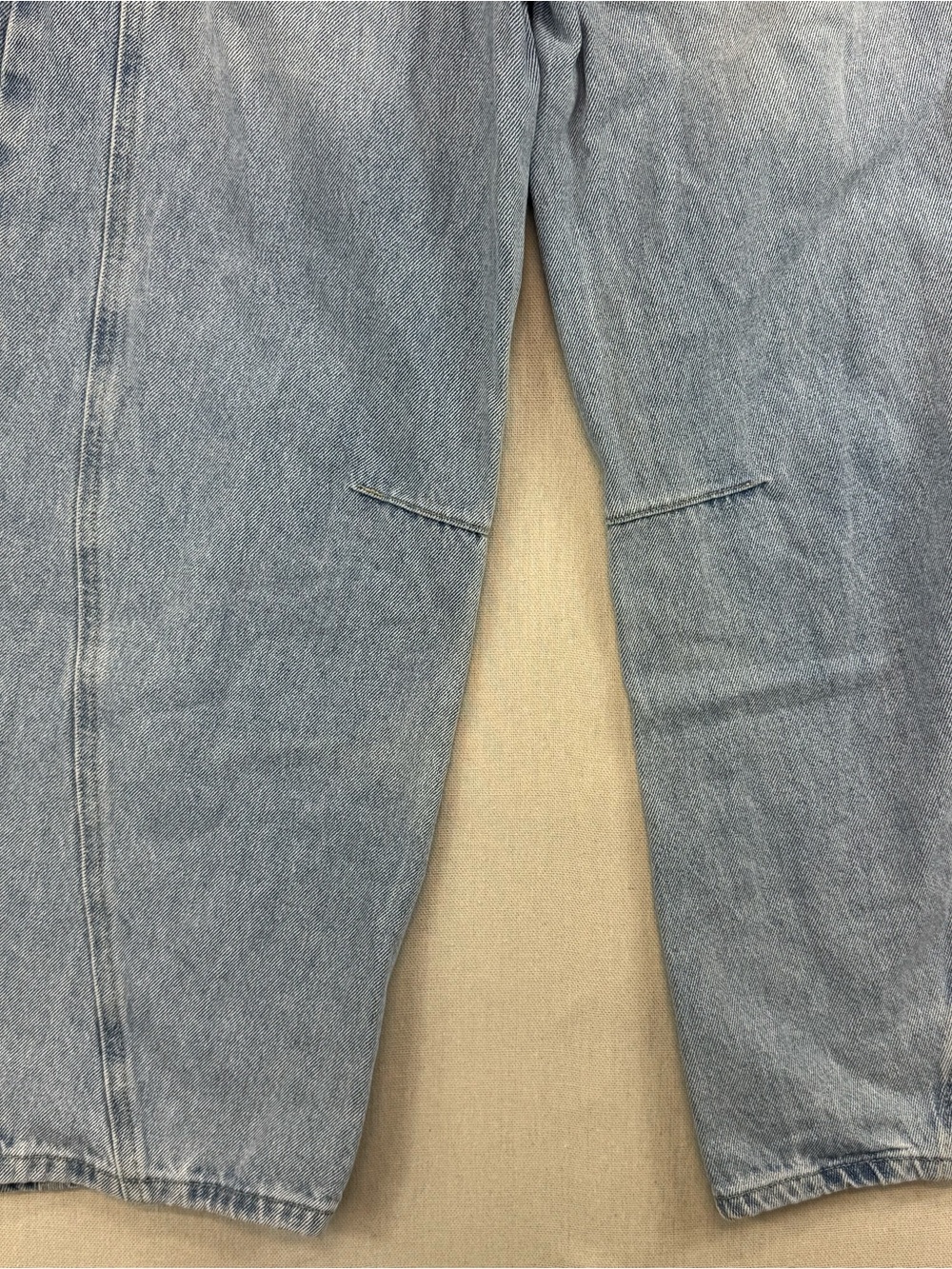 PTCL Ethical Brand Low Loose Balloon Barrel Leg Jeans Women’s Sz 25 Light Wash - Picture 14 of 15